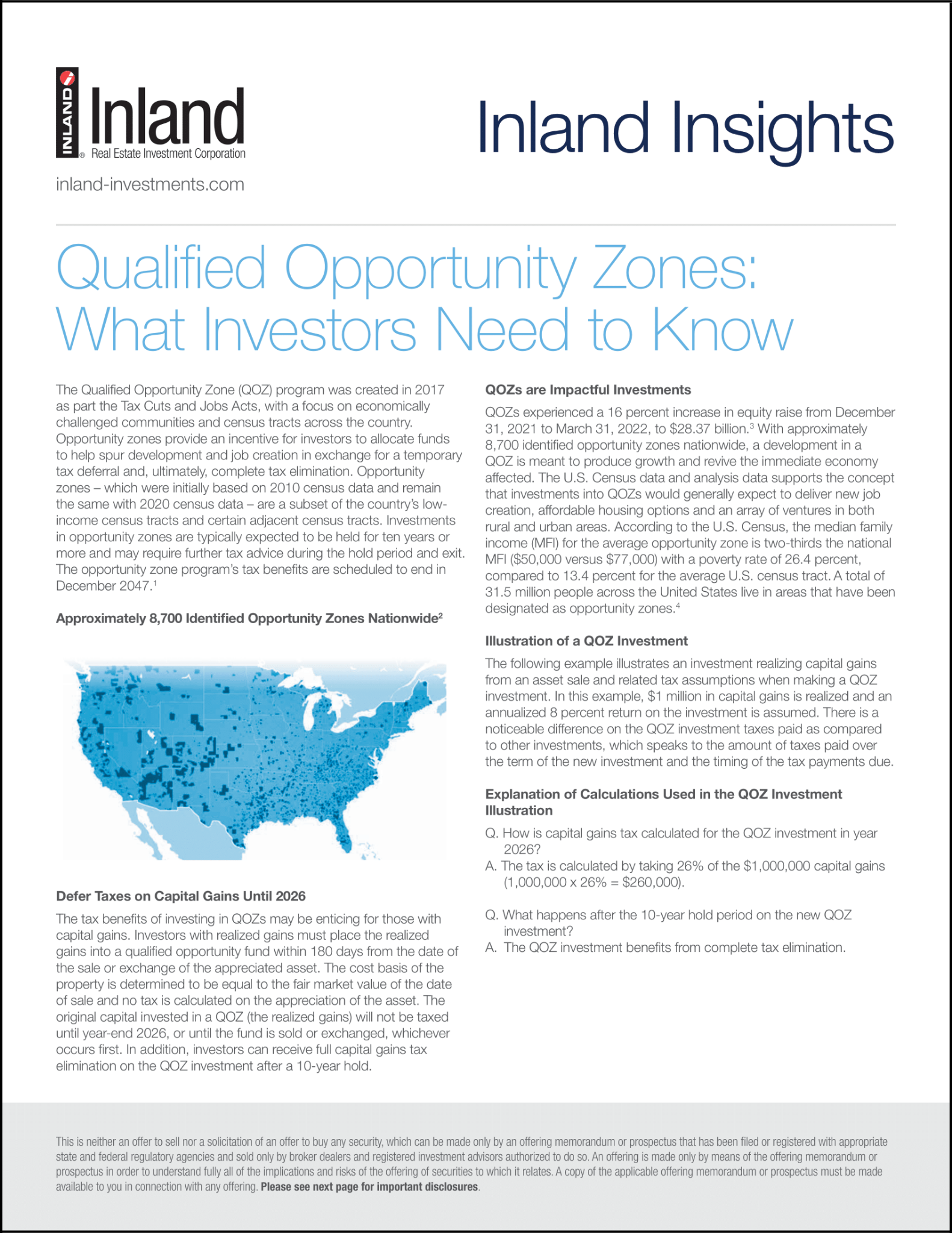 Qualified opportunity zones what investors need to know beautyshot